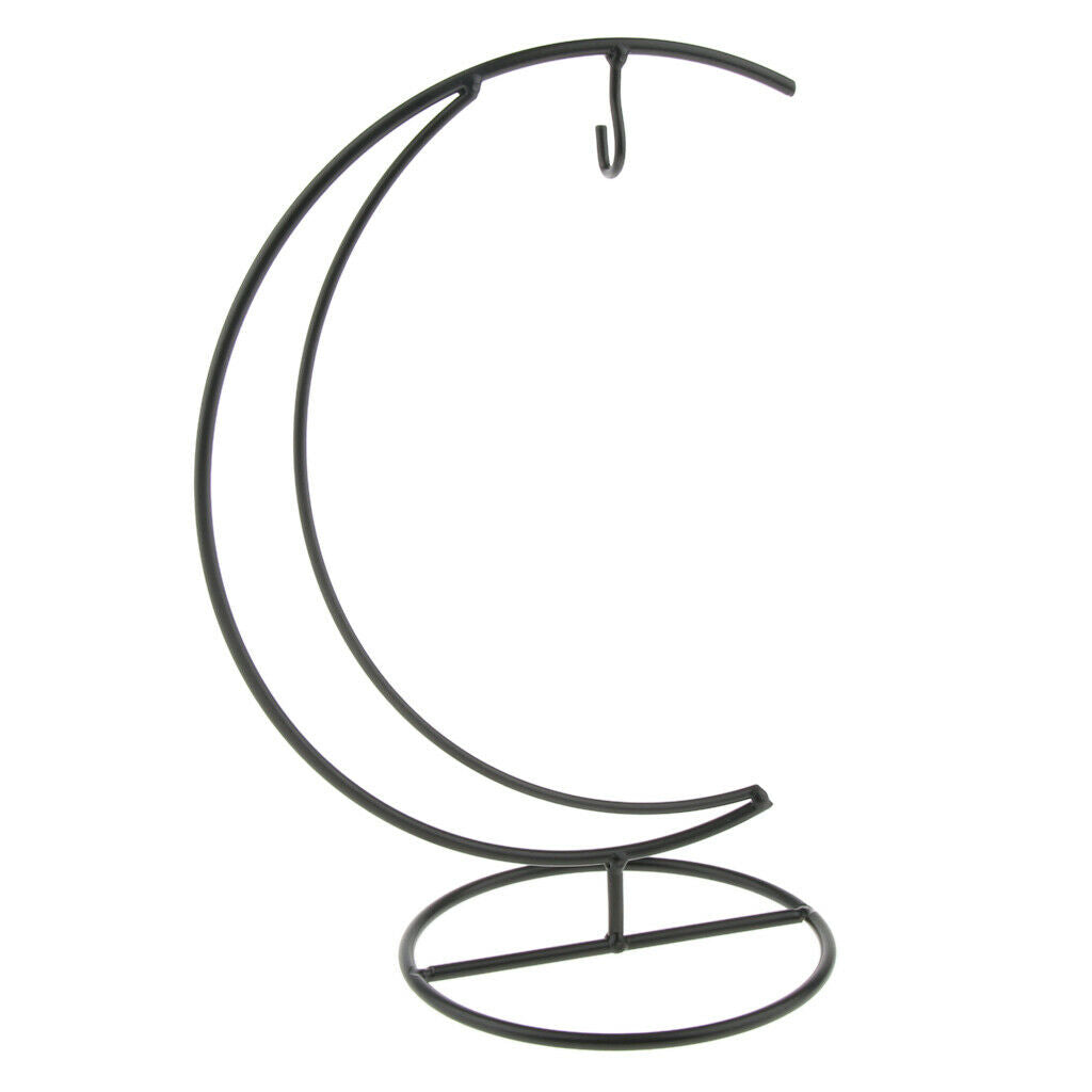 Black Eyeglass Holder Stand Glasses Display Rack with Hook Home Decor 02