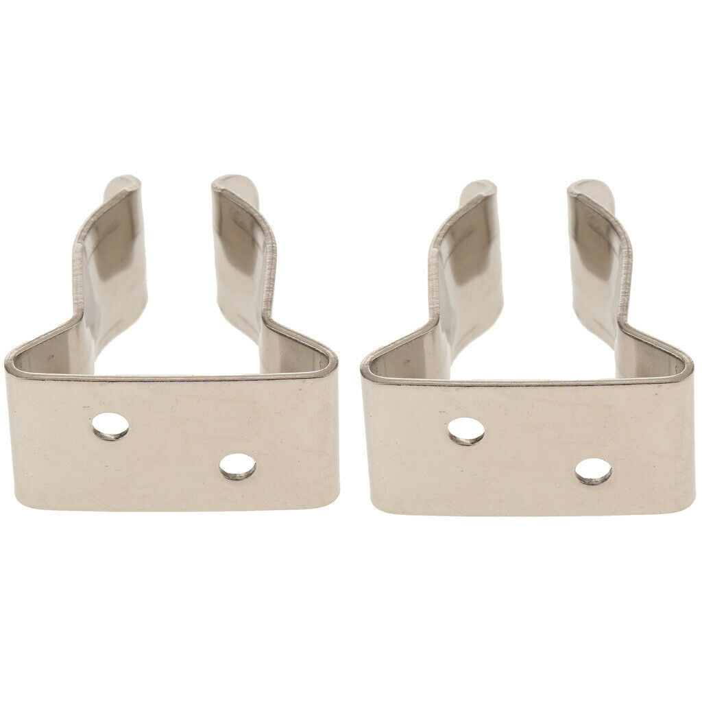 2 x 25mm Tube Holder Clips Paddle/Boat Hook/Oar/Stern Pole Light Storage Clamp