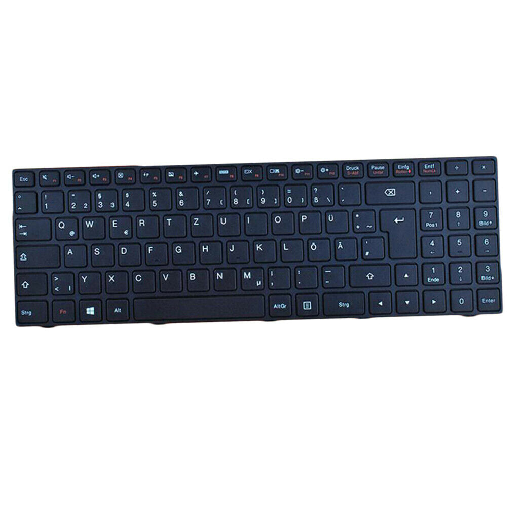 Black Germany Layout Short Line Keyobard Assembly for Lenovo b50-10 80qr