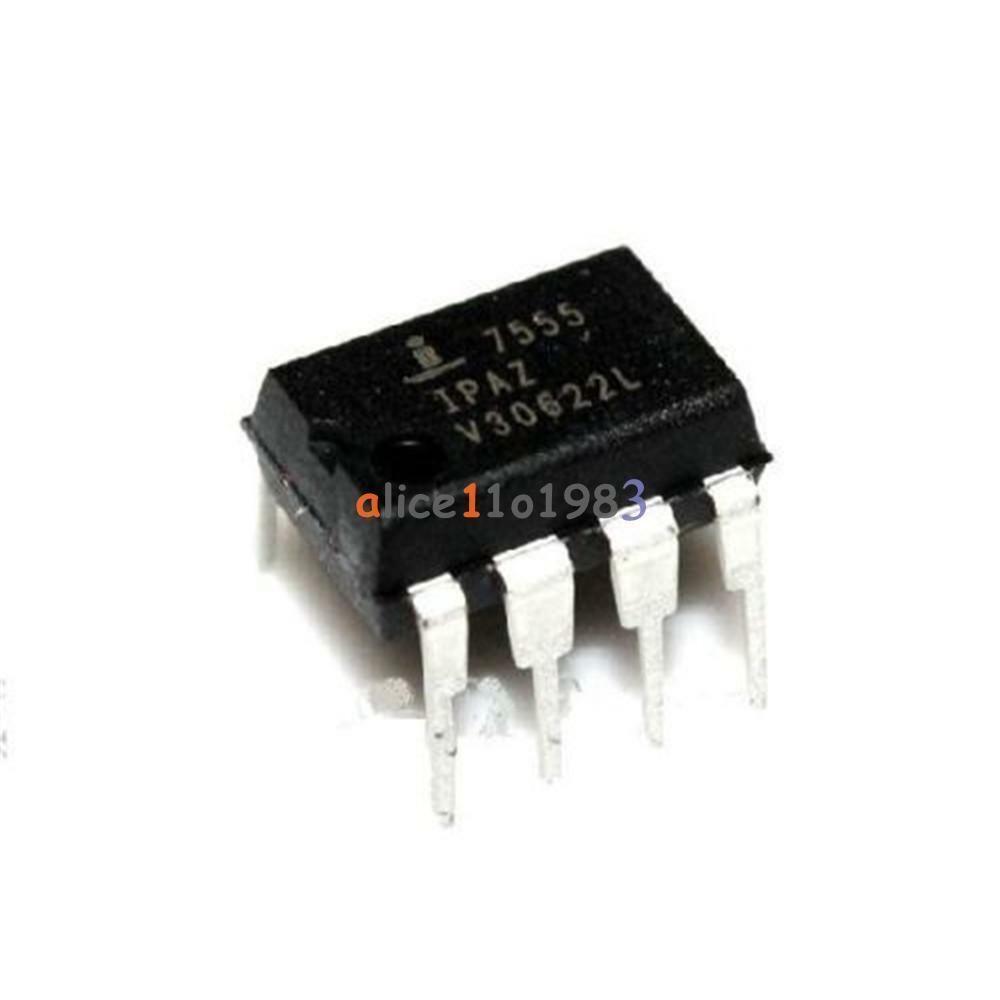 5PCS ICM7555IPA DIP8 IC OSC MONO TIMING 1MHZ  GOOD