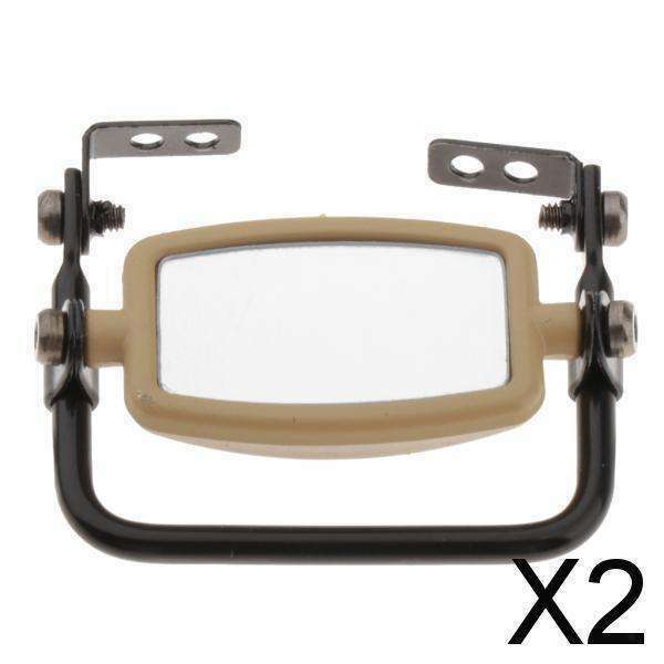 2X Plastic Rearview Mirror for HG-P408 Remote Control Crawler Car Upgrade