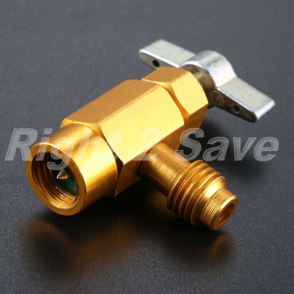 Interdynamics AC DV-134 Brass CAN TAP Dispensing Valve 1/2" ACME R-134a R-134