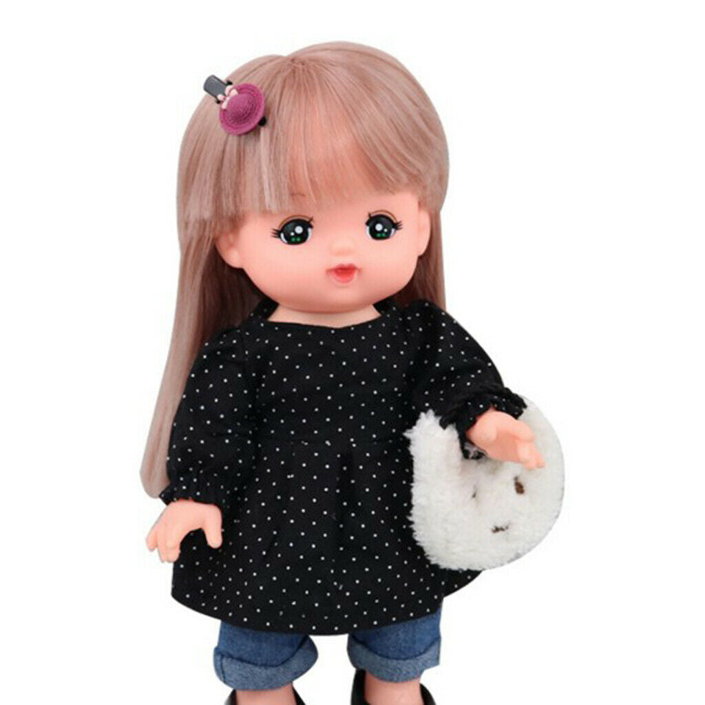 Two Piece Outfits with Handbags, Long Sleeve Top And Jeans for MellChan