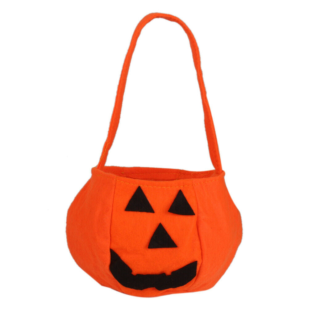 10x TRICK OR TREAT BAGS KIDS HALLOWEEN LOOT SWEET CANDY GOODIE CARRY PARTY