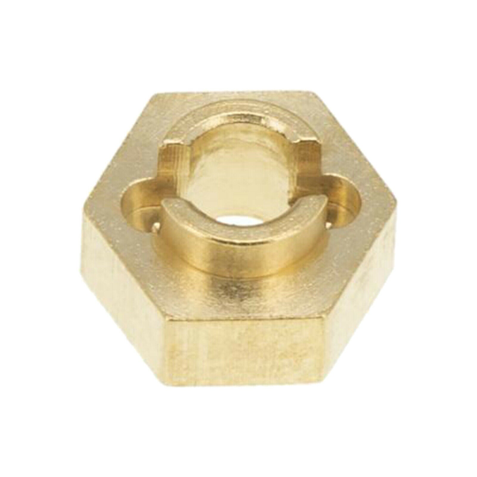 4PCS 1:24 RC Car Brass Wheel Hex Hub Adapters for SCX24 AXI00002 RC Crawler