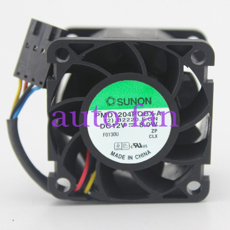 fan For SUNON PMD1204PQBX-A 40X40X28mm 4CM 12V 6.8W 3pin