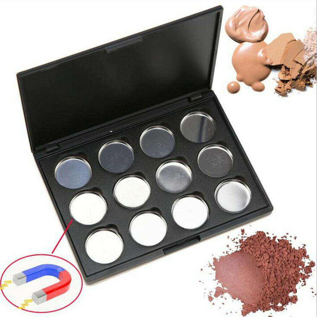 Empty Magnetic Makeup Palette, DIY Storage Tray Box Holder for Customizing