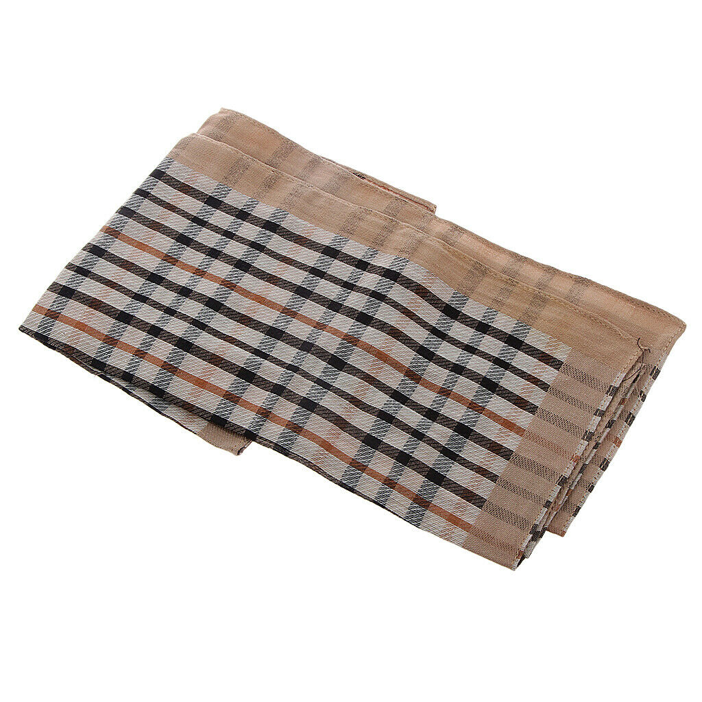 24x Unisex Classic Plaid 100% Cotton Handkerchiefs Hanky Pocket Square Mixed