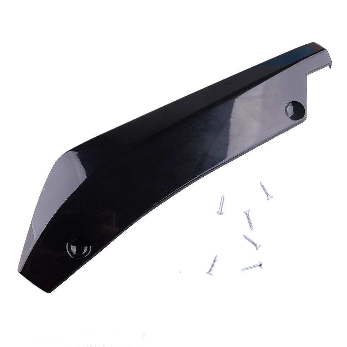 Black Rear Spat Apron Valance Lip Splitter Fits For Dodge Charger R/T SRT SXT