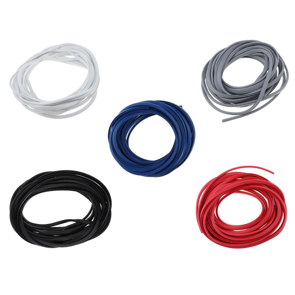 2 Pieces Car Anti Shock Sealing Strips Invisible Protection Tape Black+Red