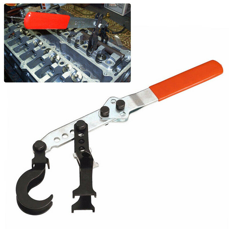 2 Hooks Valve Spring Compressor Pusher Automotive Tool For Vehicle Motorcycle