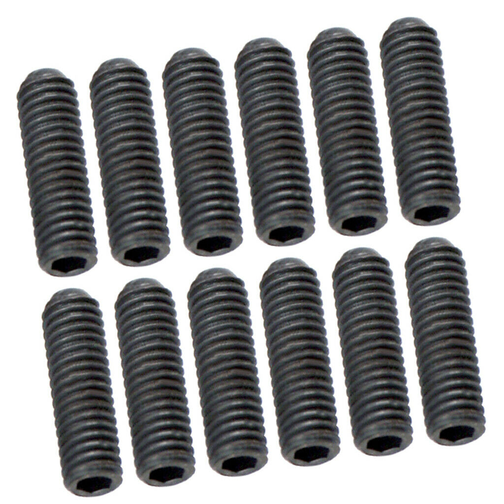 12x Tremolo Bridge Saddle String Locking Hex Screws for Guitar