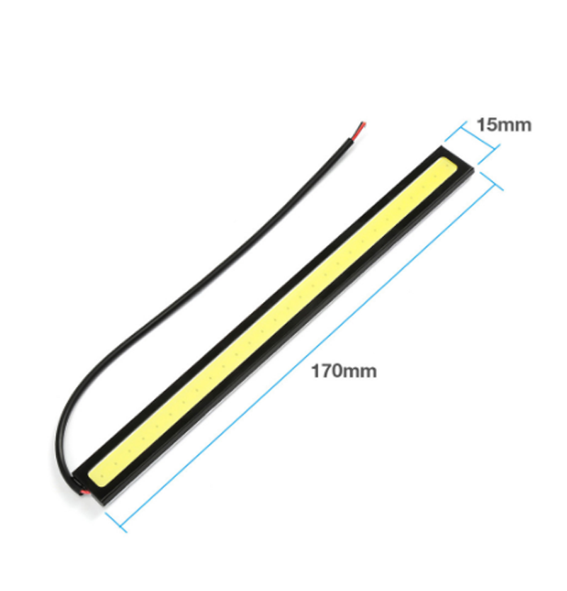 Pair of 17cm Bright White Boat Marine Grade Large 12 Volt LED Courtesy Lights