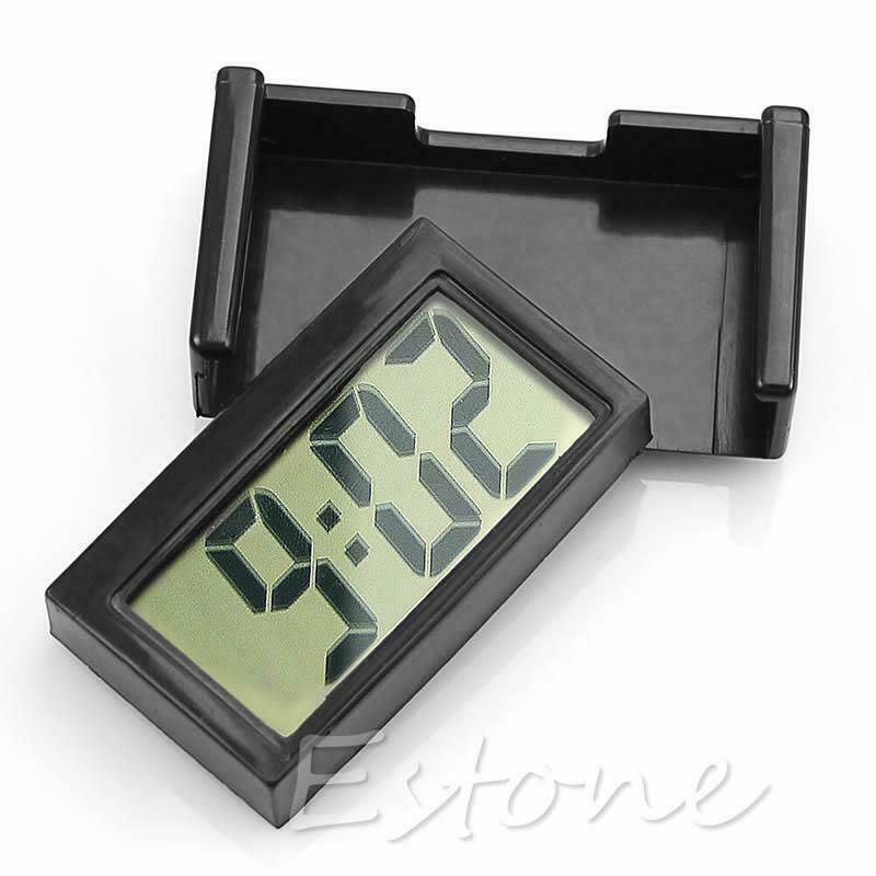 Interior Car Auto Desk Dashboard Digital Clock LCD Screen