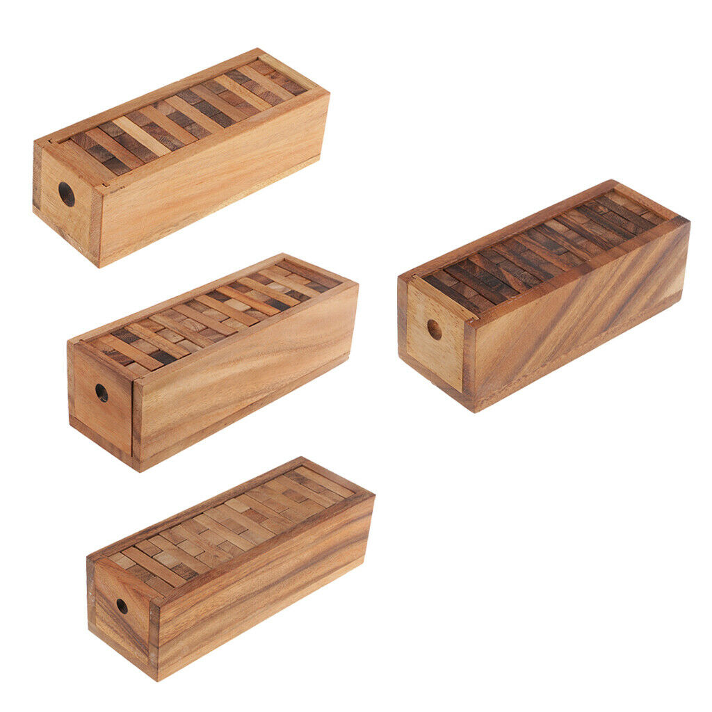 120pcs Wooden Dominos Block + Tower Wood Block Stacking Family Game for Kids