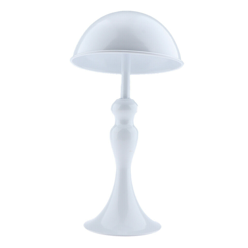 Durable Wig Hanger Metal Caps Display Stand Rack for All Wigs & Hats White