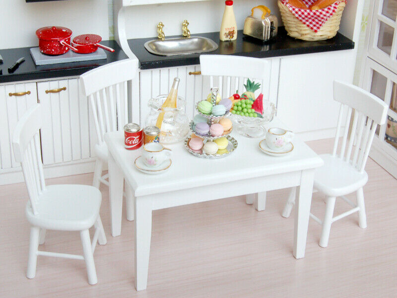 Handmade Furniture Wooden Realistic Scenes Pretend Play House Room Decor