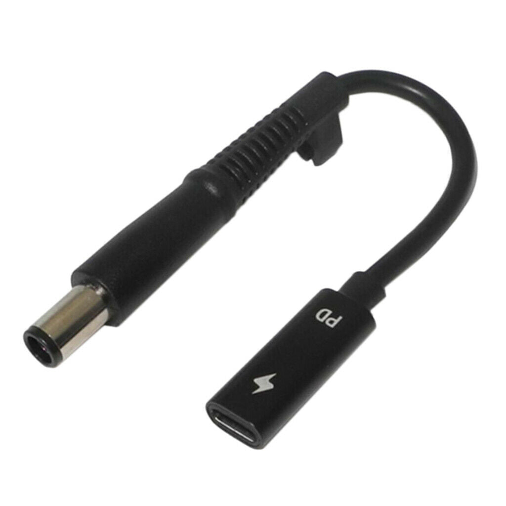 Type-C Female To 7406HP Straight Head PD Chip Line Interface Laptop Adapter