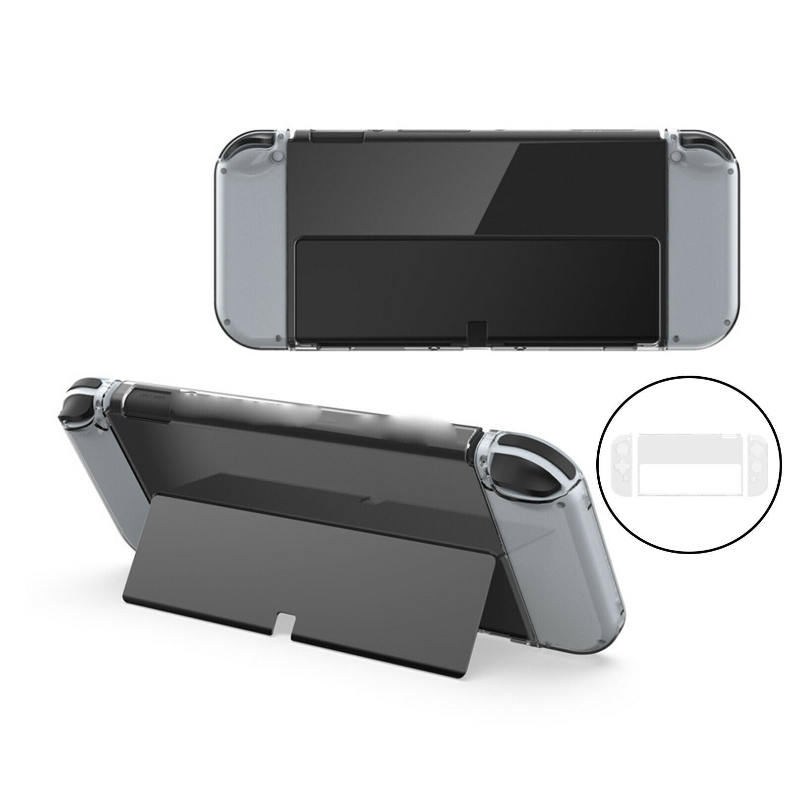 Dockable Case Flip Protector Grip Protective Cover for NS OLED Console
