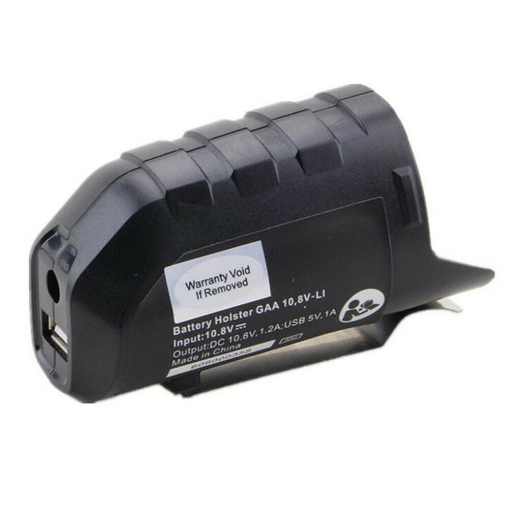 Charger Adapter USB Port for BOSCH BHB120 12V 10.8V Li-ion Battery Charger