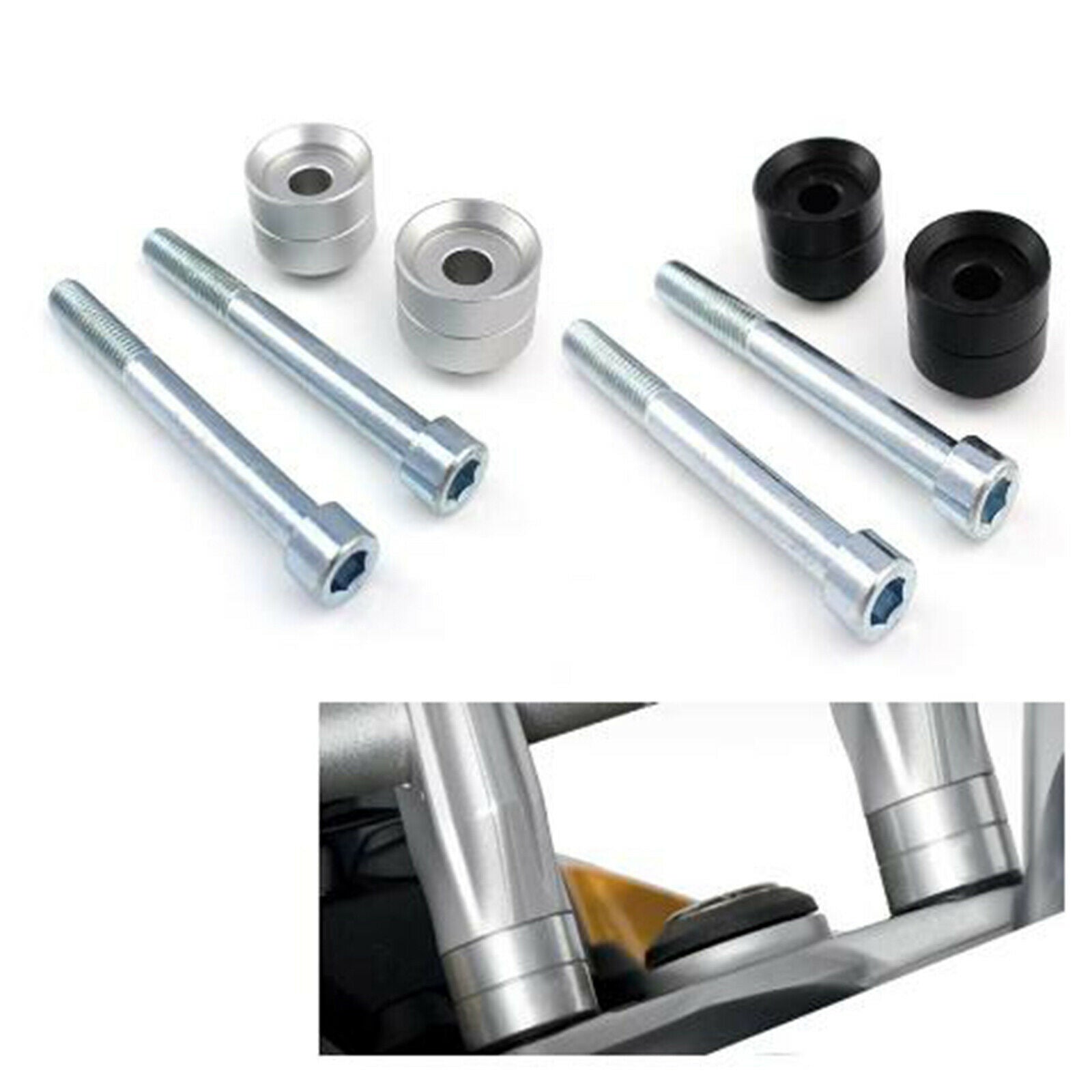 Aluminum Handlebar Risers for BMW F 800 700 GS F650 Premium Black