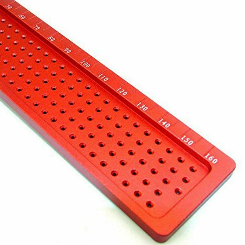 Precision Woodworking T-Square Measu Tools Scribe Aluminum Alloy D4J5