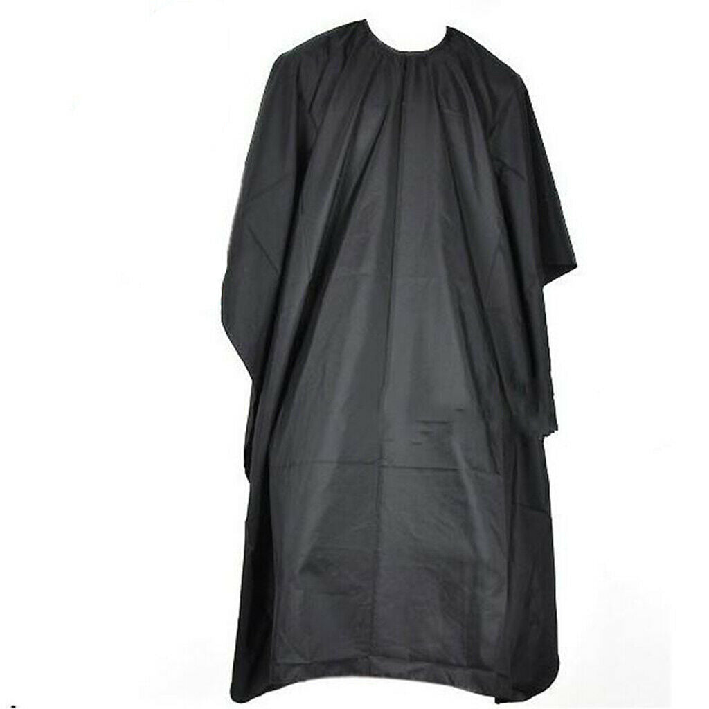 2Pcs 90x140cm Hairdressing Cape Black Hair Cutting Gown for Hairdresser