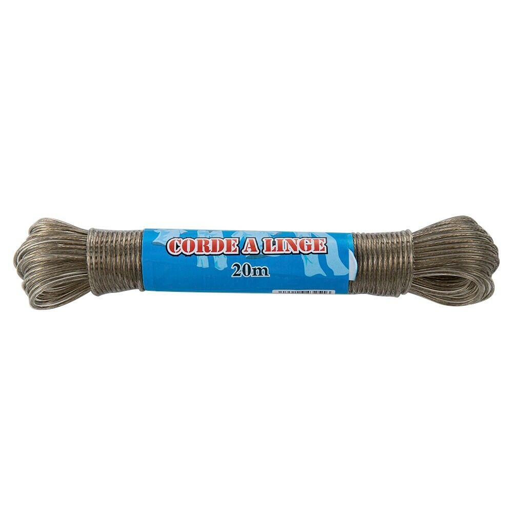 Heavy Steel Core Washing Clothes Plastic Coated Clothes Line Clothesline Rope US
