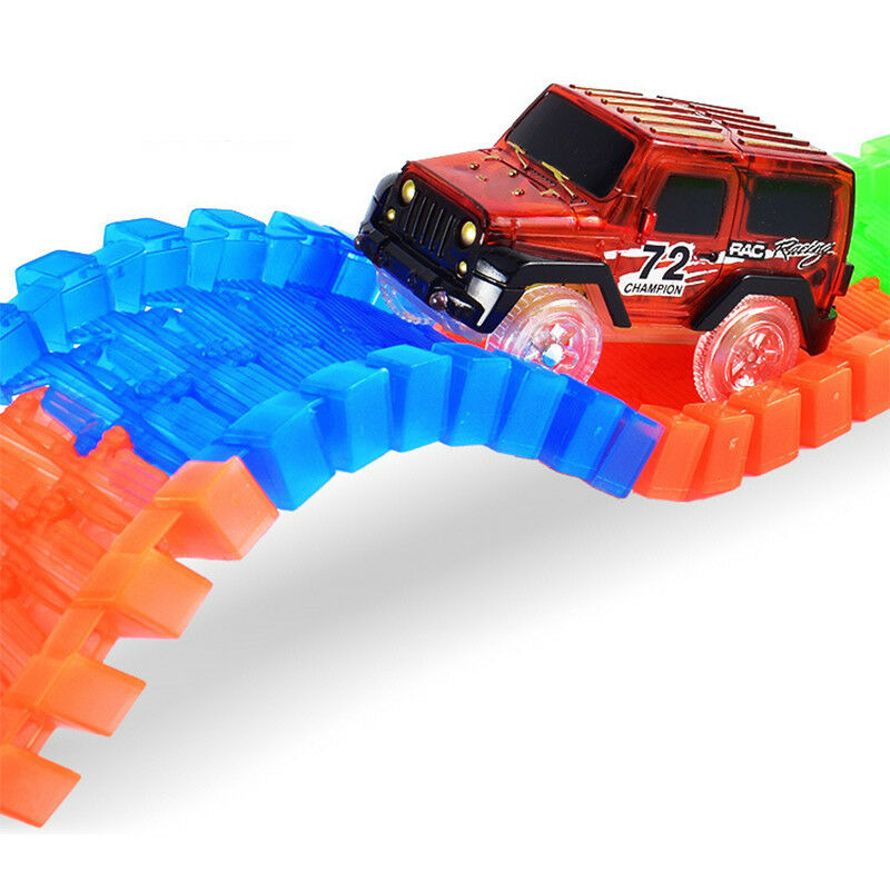Car Magic For Circuit Magic Tracks Flexible Light Color Red - New