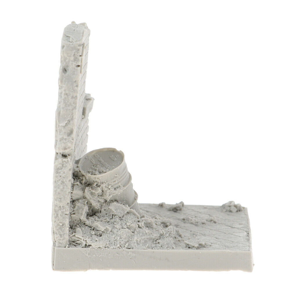 Crafts 1/35 Battlefield Base City Ruins Wall Miniatures for Landscape Kits