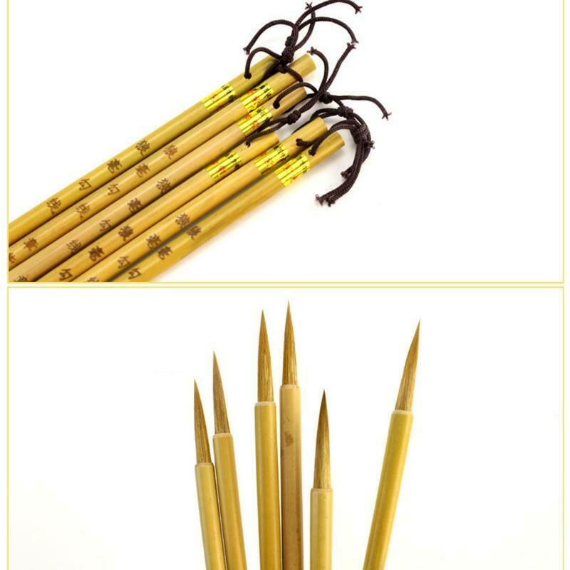 Learning Stationery School Supplies Hairs Writing Brush Calligraphy Art Drawing