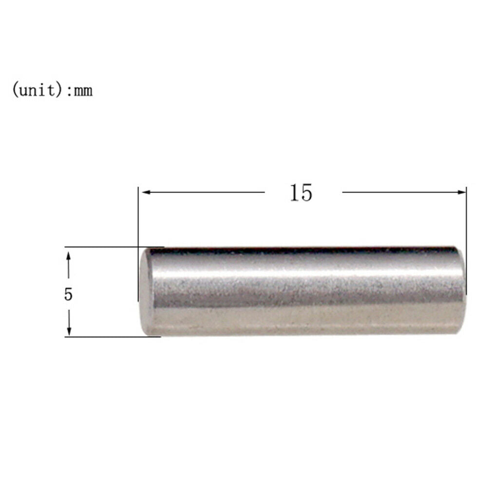 24pcs Alnico 5 Humbucker Pickup Polepiece Pickup Magnet Slug Rods 15mm+18mm