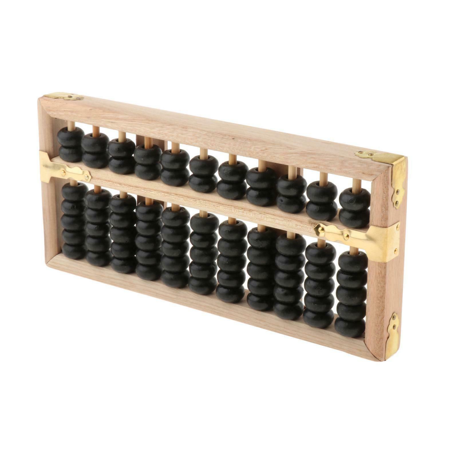 11 Rods Small Abacus Soroban Classic Student Calculator Math Mathematics