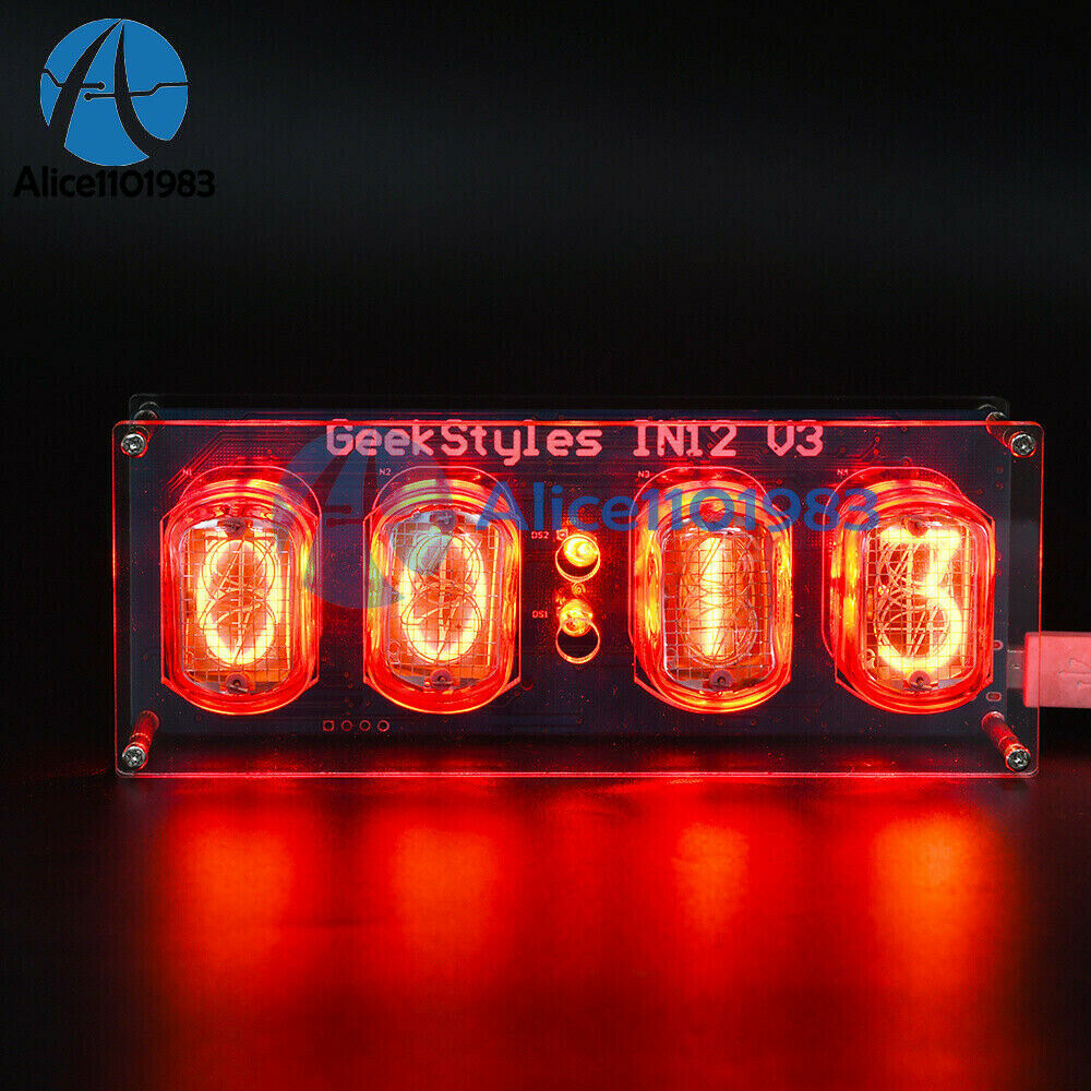 Retro Style Kit Nixie Tube IN12 IN-12 PCBA Kit Clock Circuit Board Kit No Tubes