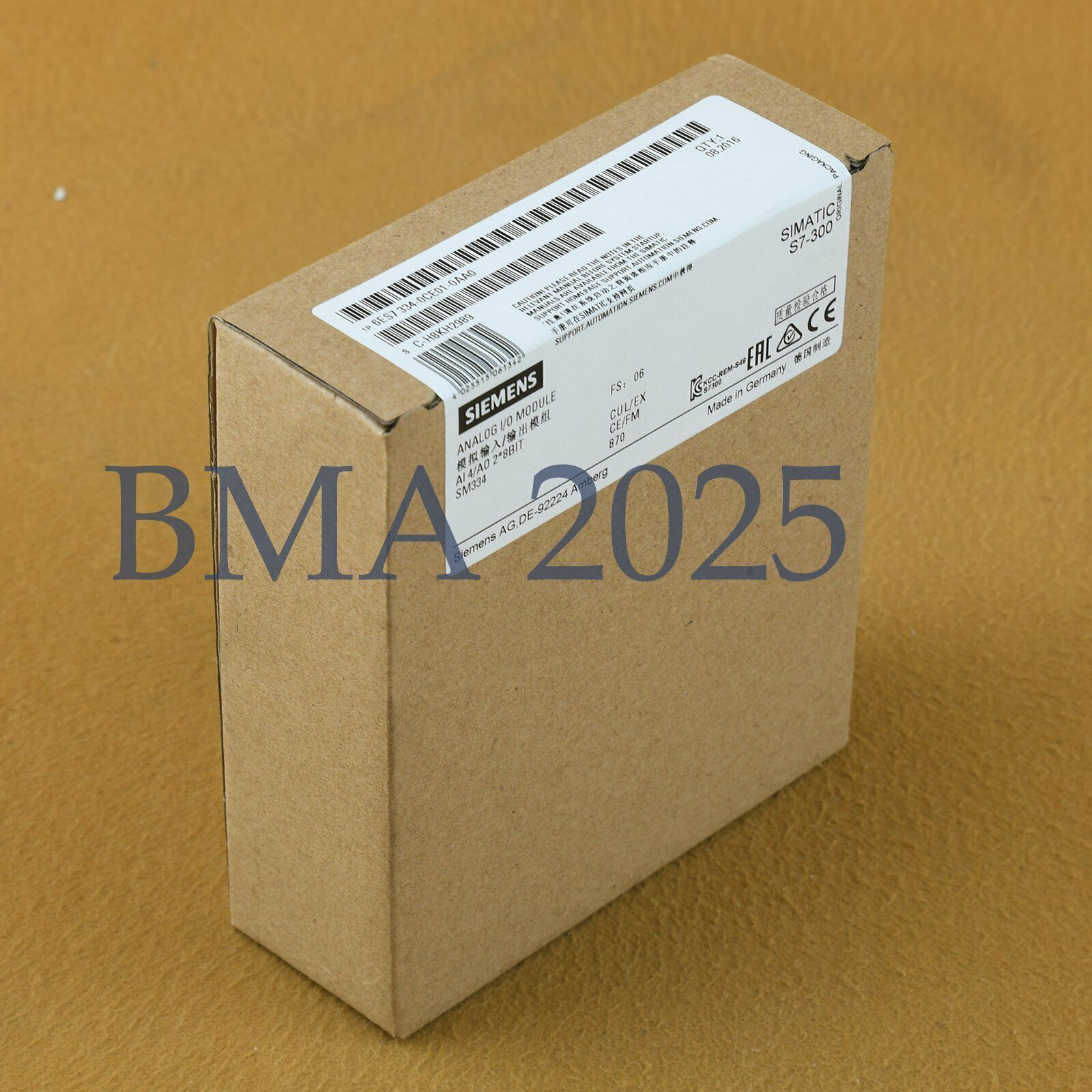 New 6ES7334-0CE01-0AA0 6ES7 334-0CE01-0AA0 1year warranty DHL free ship SM9T