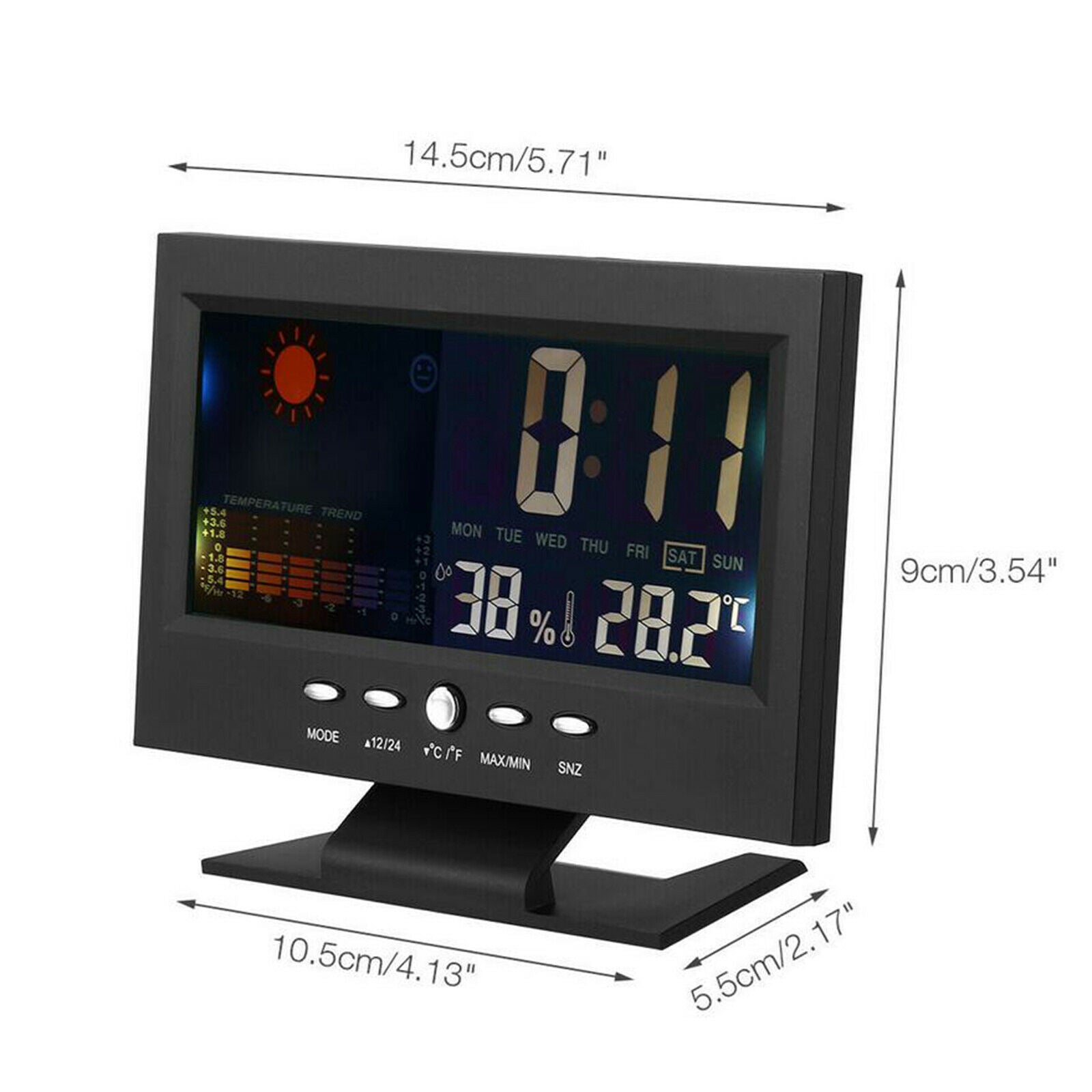 Outdoor Sensor Hygrometer with Weather Forecast Temperature Humidity Monitor