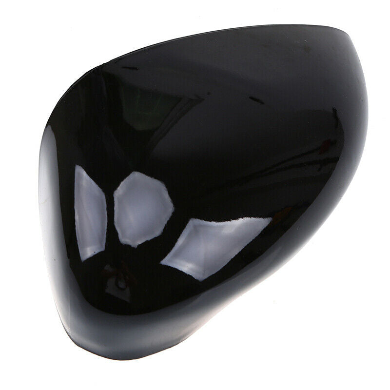 Glossy Black Left Side Rearview Mirror Cover Fit Ford Fiesta Hatchback 2011-2017