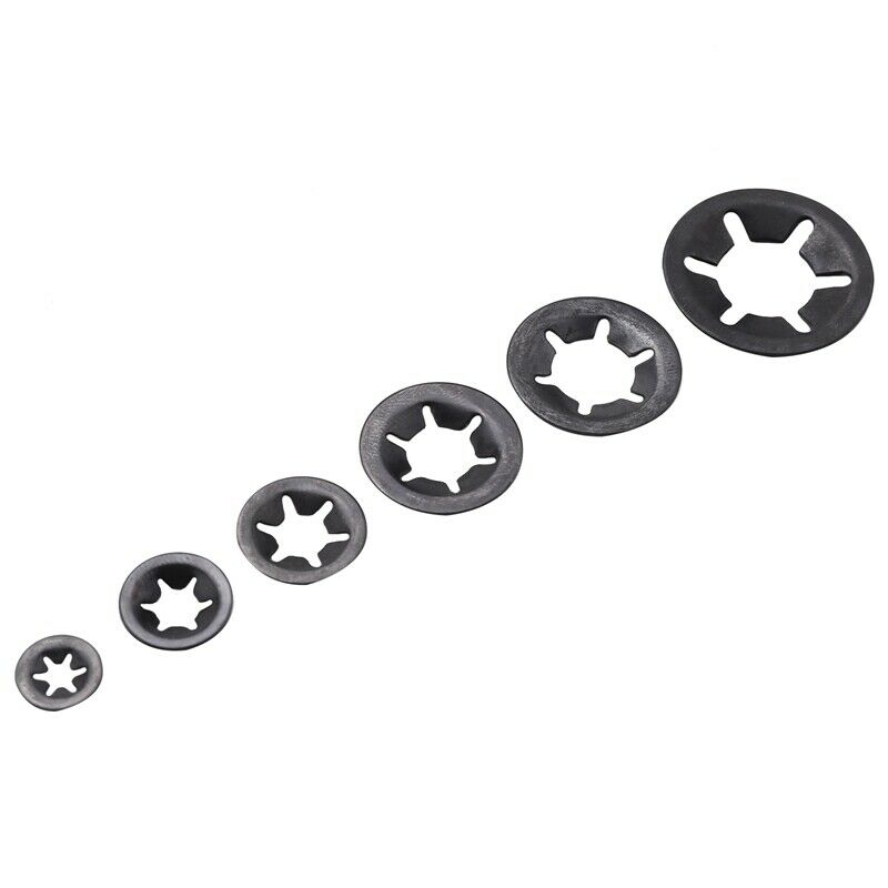 340Pcs Internal Tooth Starlock Washers  Speed Locking Washers Push on Speed ClU2
