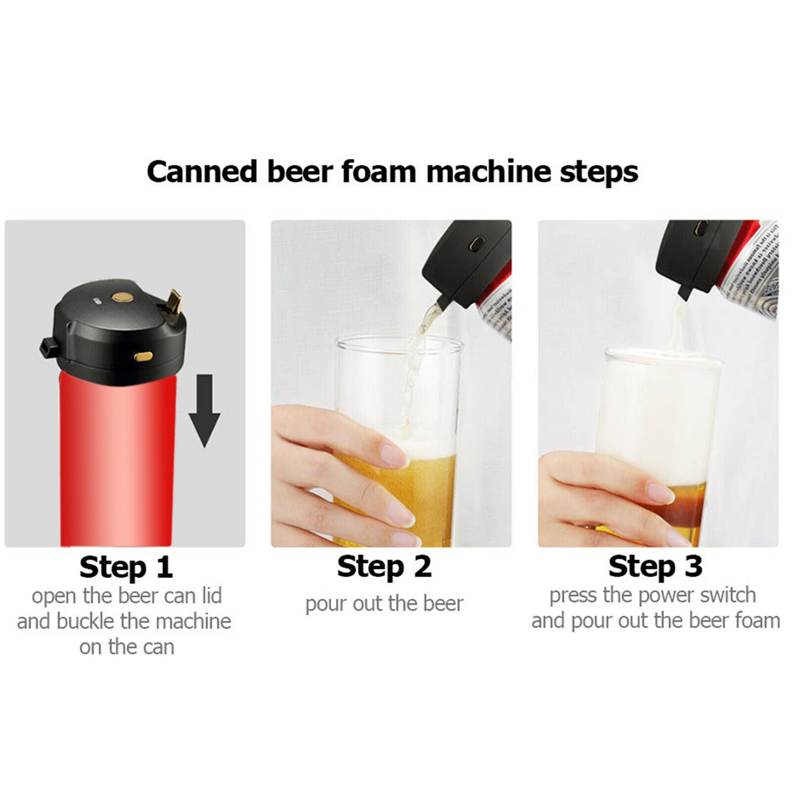 Creative Beer Foam Machine Use Special Purpose Beer Foam Maker Gift Canning
