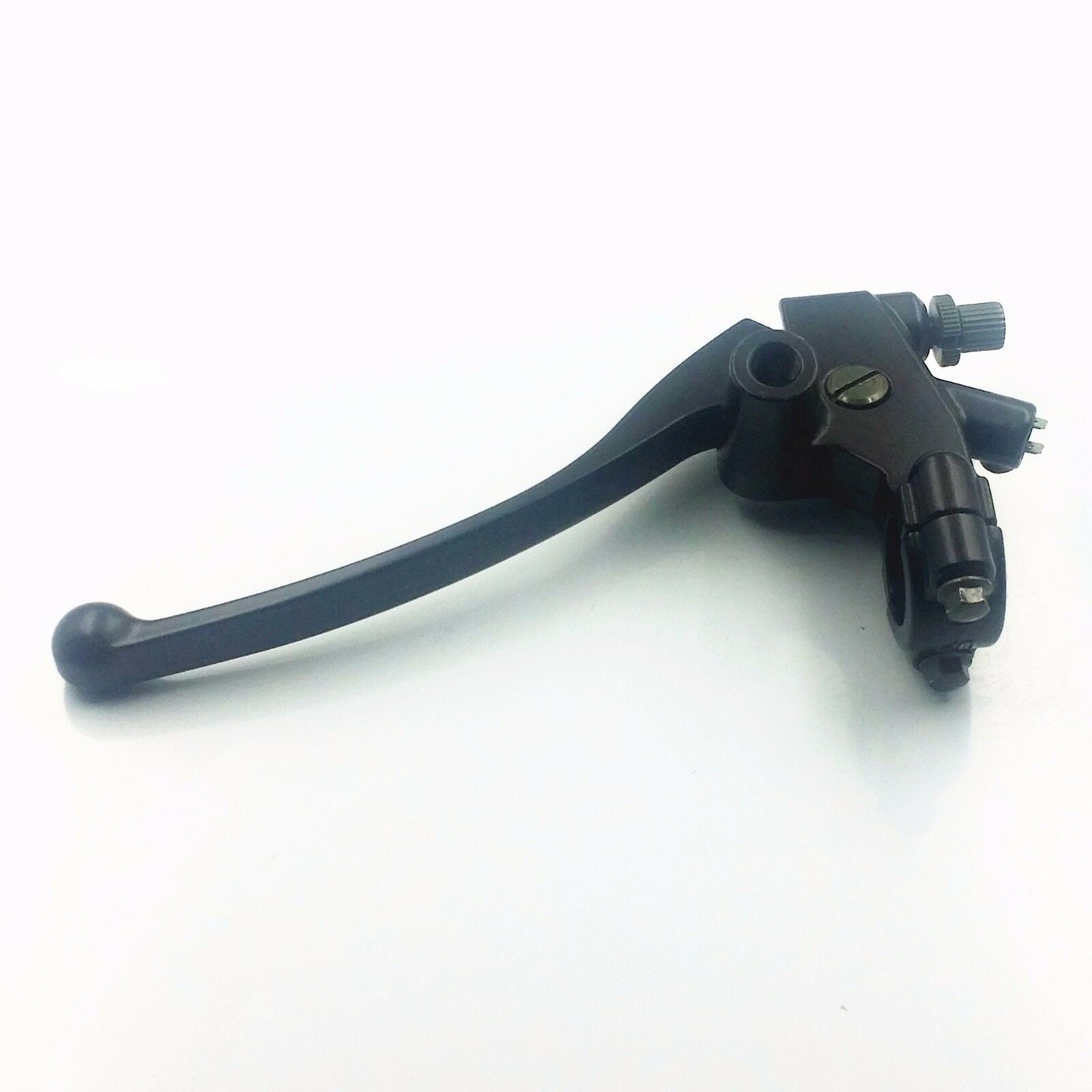Blk 7/8" 22mm Handlebar Left Clutch Lever Street Bike Naked Motorcycle Custom