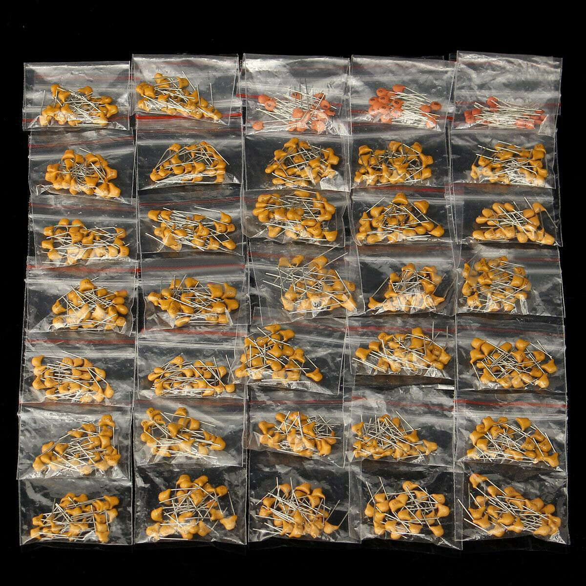 35 Value 8pF~2.2uF Ceramic Capacitor Assortment Kit Set 700pcs