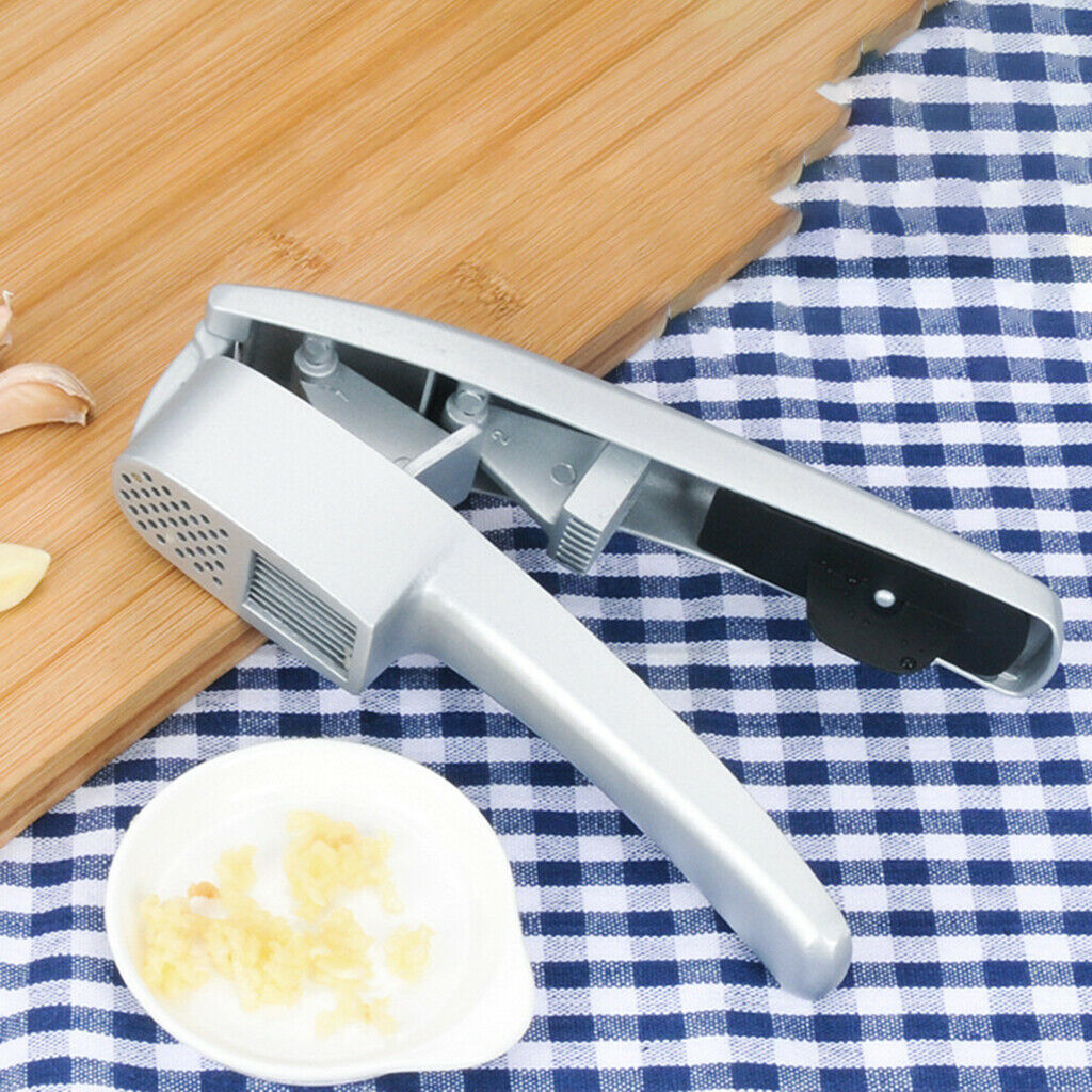 Garlic Press Zinc Alloy Garlic Crusher Ginger Squeezer Masher Kitchen Tools
