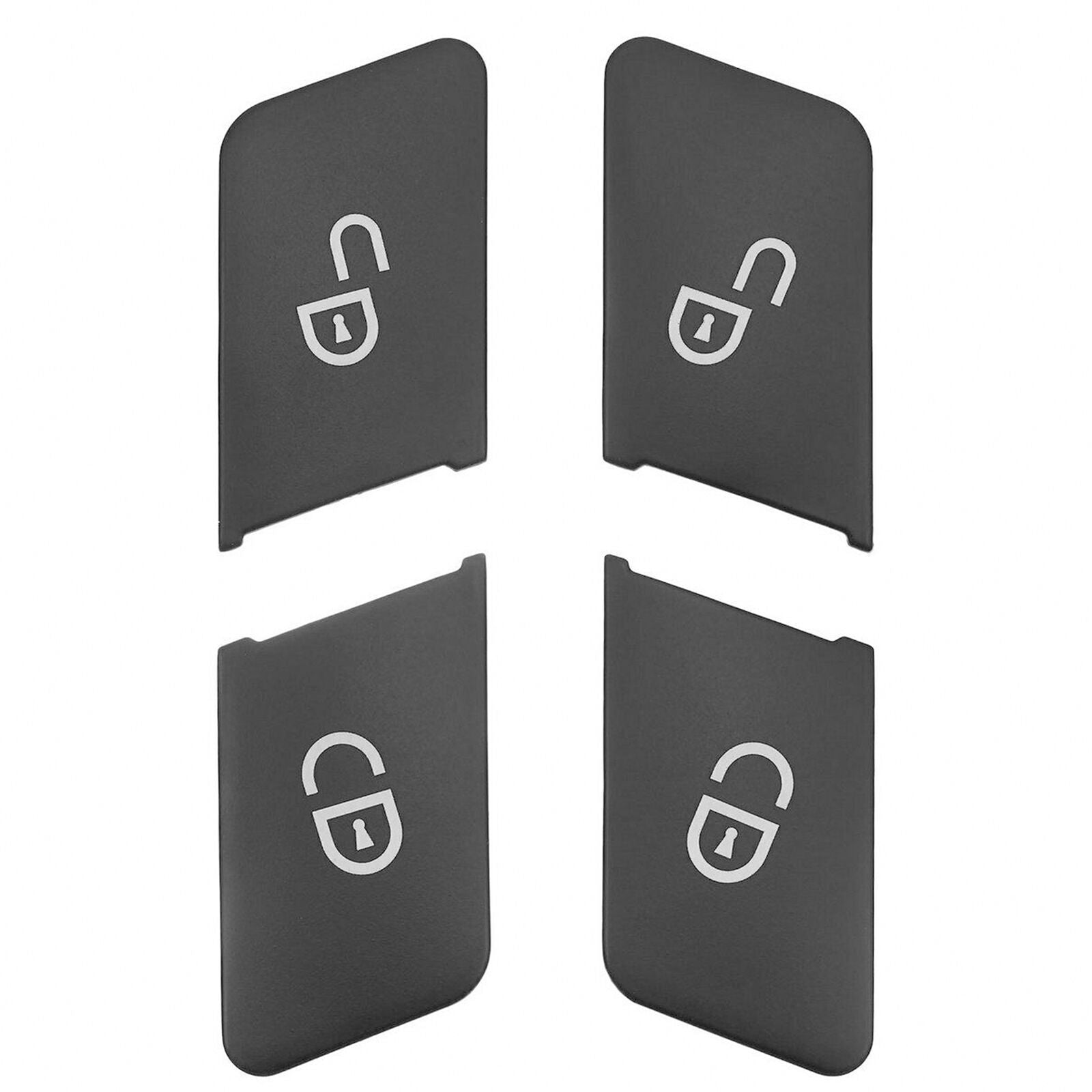 Car Door Lock Unlock Switch Button Cover Trims For Mercedes Benz Class W204 W212