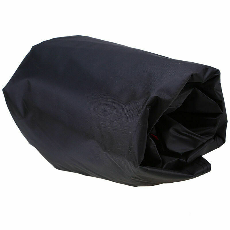 Black/Red Motorcycle Rain Cover Anti UV Waterproof Raincoat With Bag XXL Size
