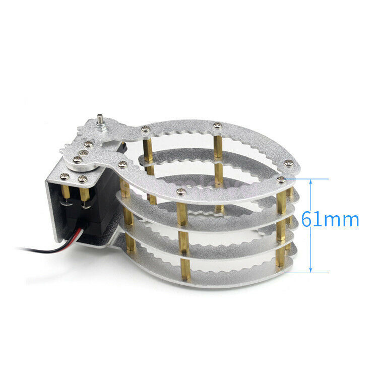 New 230mm Aluminum Robot Claw Arm Paw Gripper Clamp For Arduino