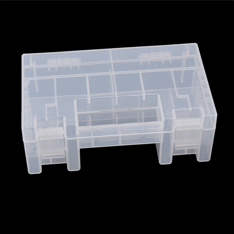 Portable hard plastic case storage box holder organiser for AA AAA C batt.l8