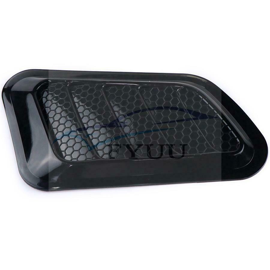 2pc Universal Car SUV Air Flow Intake Scoop Hood Bonnet Vent Front Engine Cover
