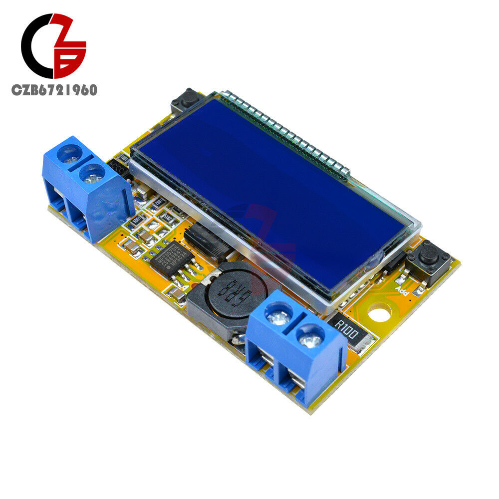 Adjustable DC-DC Double Display Step Down Pulse Power Supply Module LCD Display