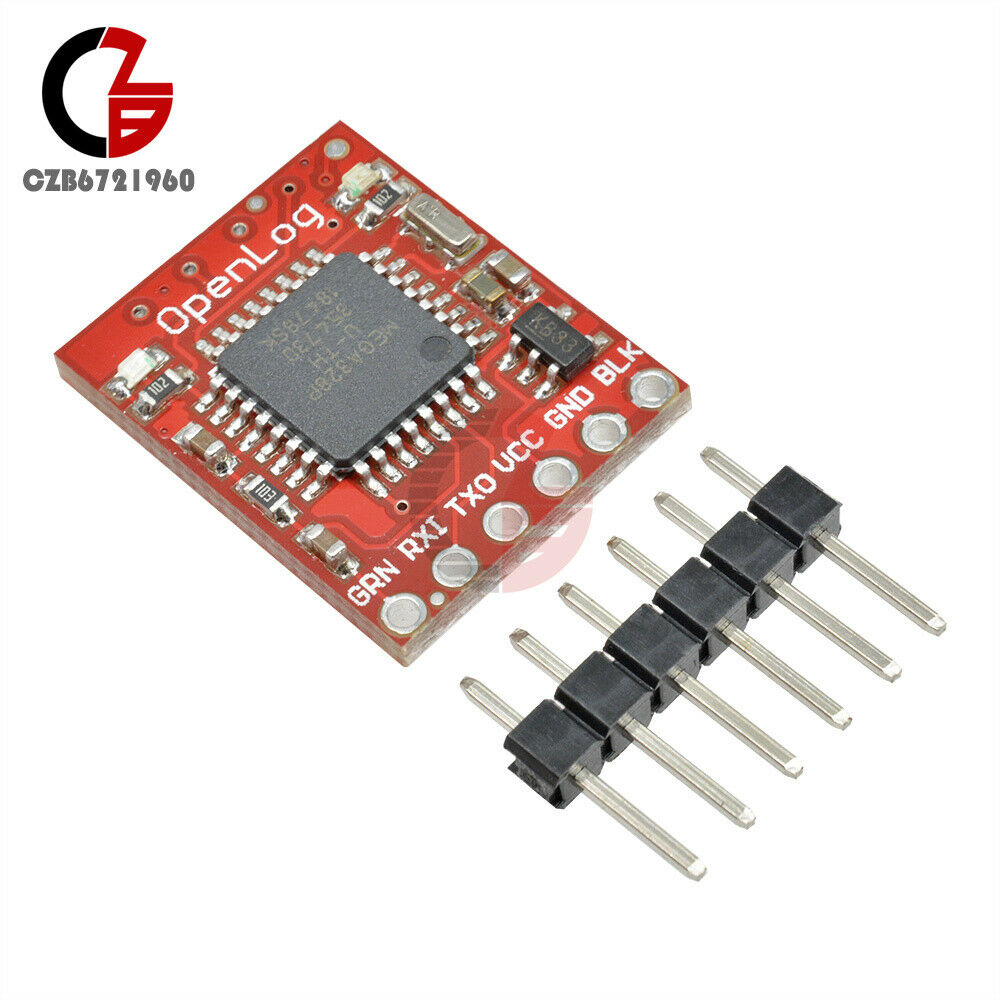 Openlog Serial Data Logger Open Source Recorder ATmega328 Support Micro SD Red