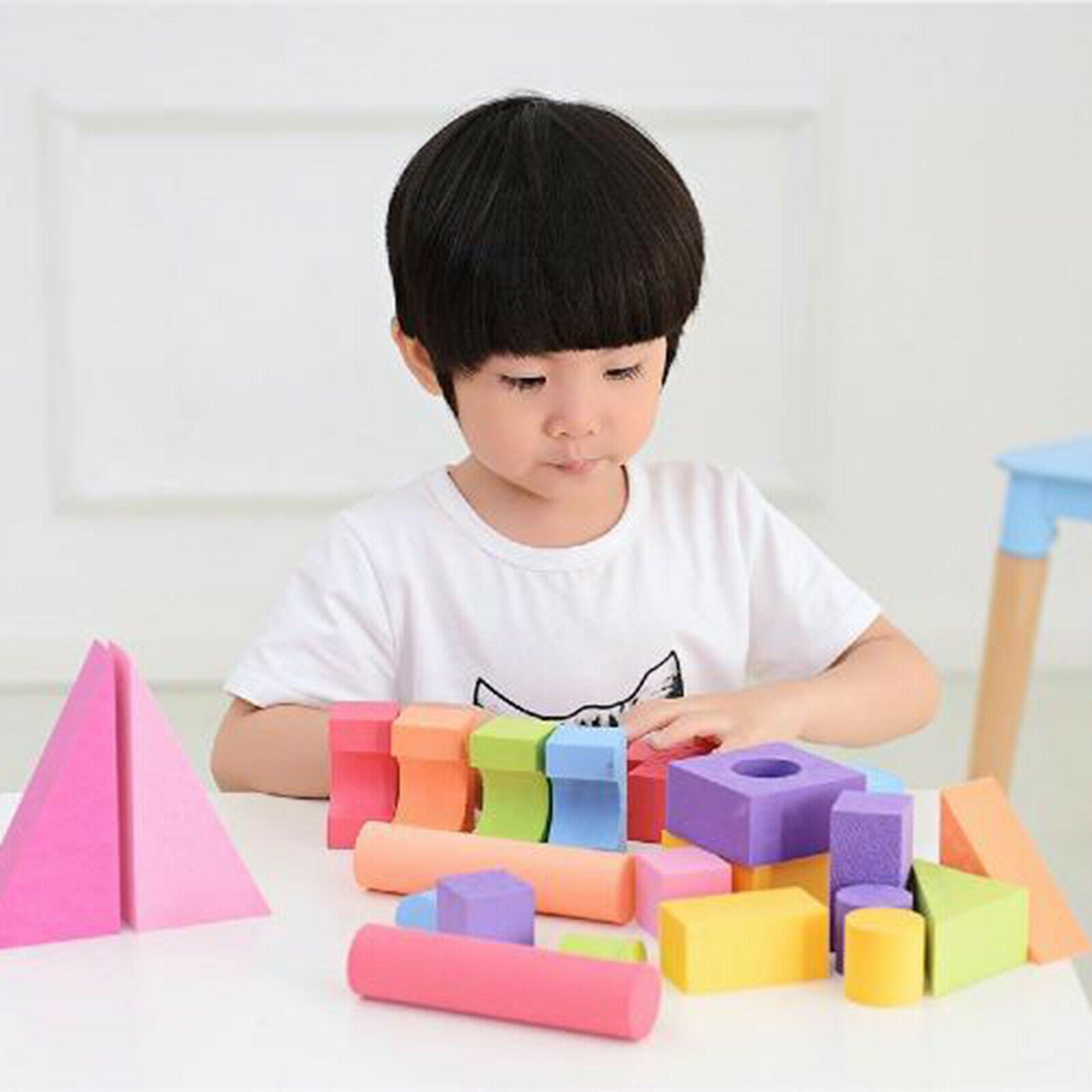 Soft EVA Foam Building Blocks Stacking Blocks Toys for Toddler Girls Boys